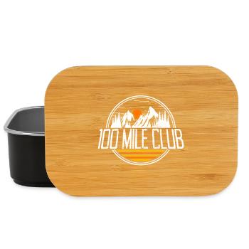 100 Mile Club Traillauf Ultra Trail Running Läufer - Lunch Box - Schwarz - Vorne