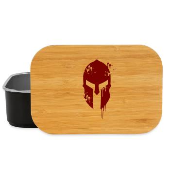 300 Casque spartiates - Boîte à goûter - noir - Devant