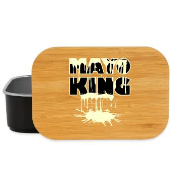 Mayo King - Mayonnaise verschüttet - Lunch Box - Schwarz - Vorne