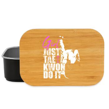 Girl Just Tae Kwon Do It Taekwondo Geschenk Damen - Lunch Box - Schwarz - Vorne
