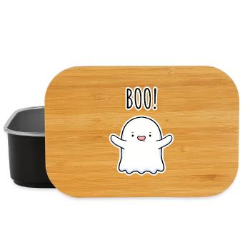 Boo Ghost – Doux Fantôme d’Halloween - Boîte à goûter - noir - Devant