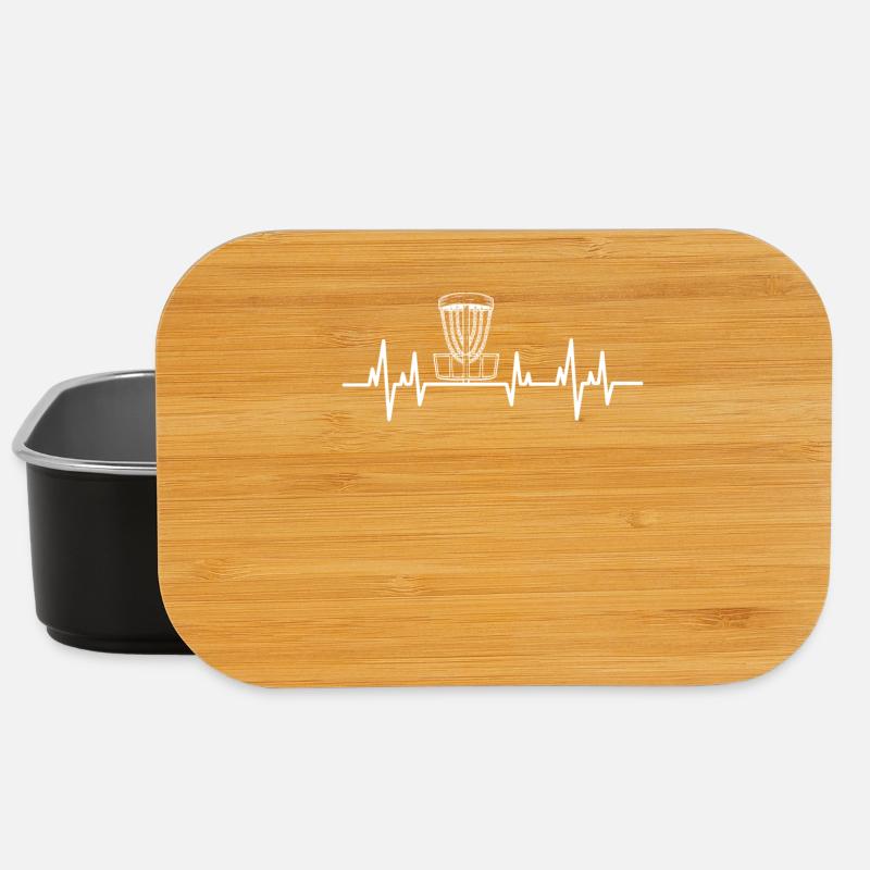 Disc golfs Disc Golfer Disc Disc - Boîte à goûter - noir