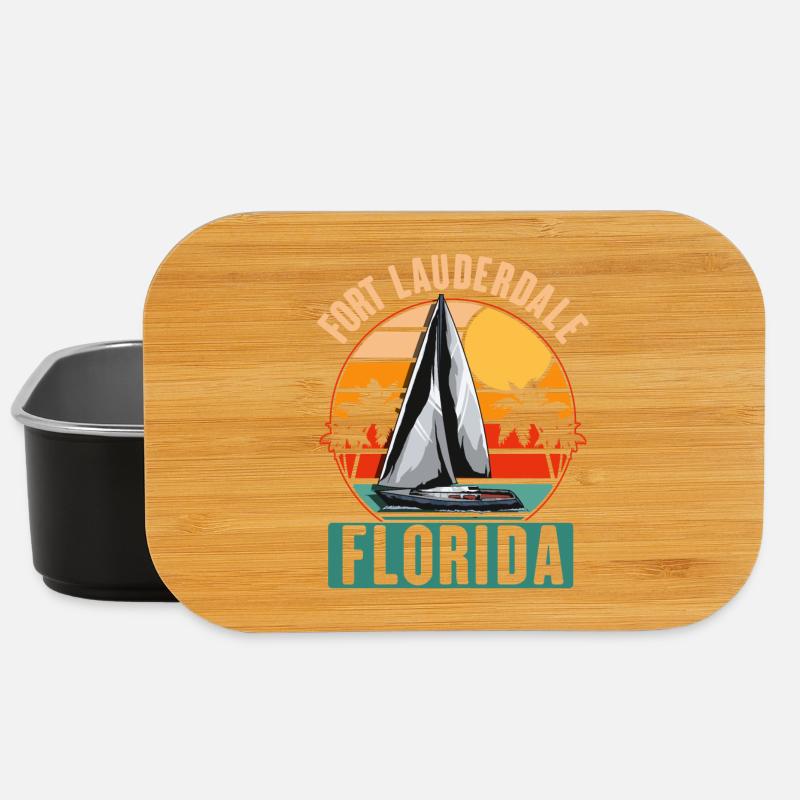 Fort Lauderdale Floride voilier - Boîte à goûter - noir