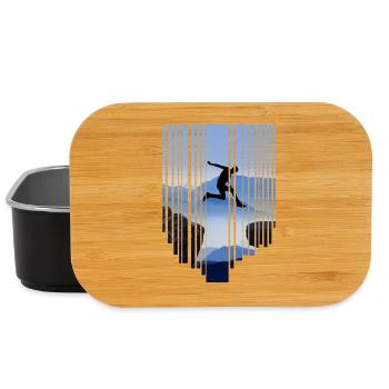 Saut de parkour - Boîte à goûter - noir - Devant
