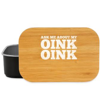 Schweine - Lunch Box - Schwarz - Vorne