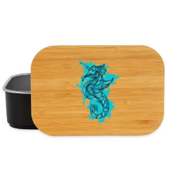 Seepferd - Lunch Box - Schwarz - Vorne