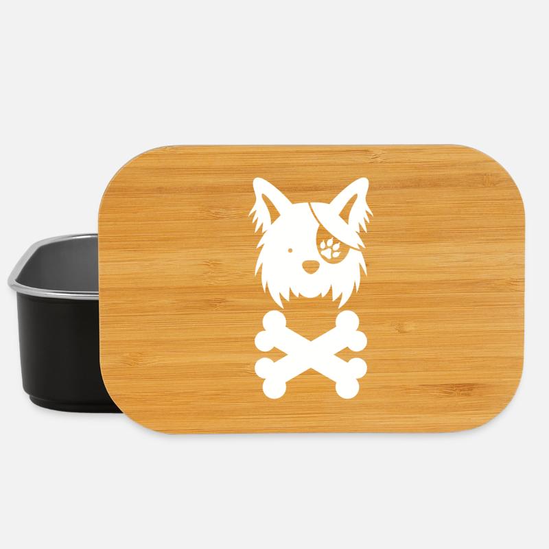 Seerüde Piratendesign - Lunch Box - Schwarz