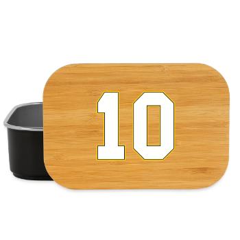 Maillot 10 numéros - Boîte à goûter - noir - Devant
