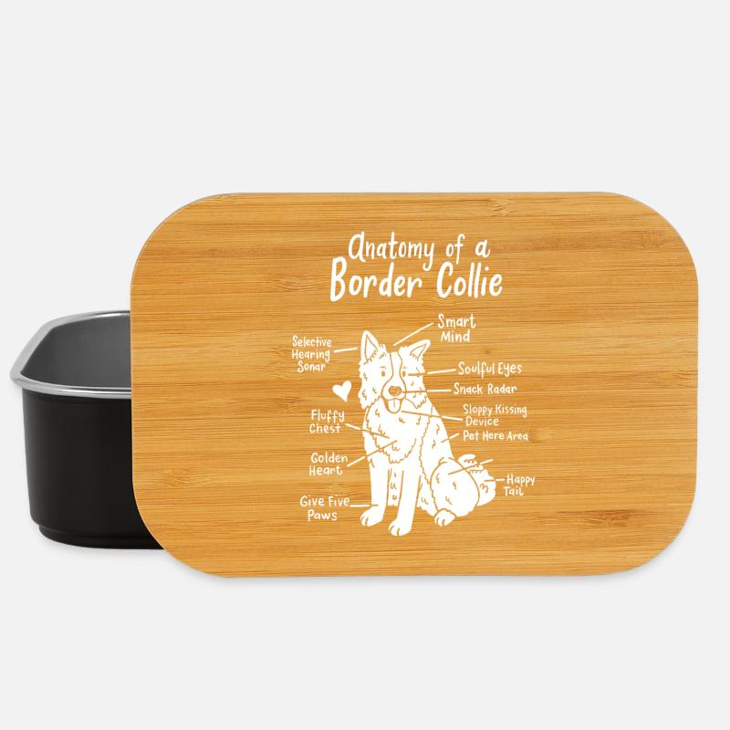 Border Collie - Lunch Box - Schwarz