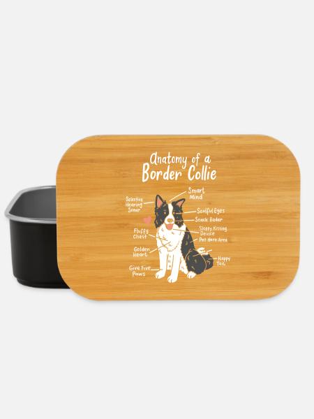 Border Collie - Lunch Box - Schwarz