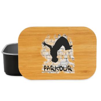 parkour - Lunch Box - black - Front