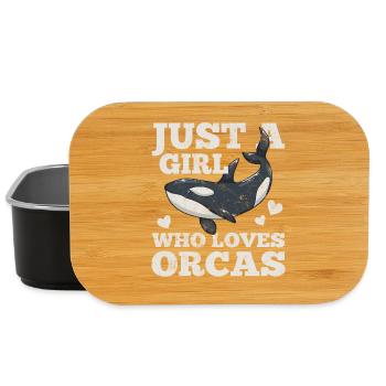 Orcas - Lunch Box - black - Front