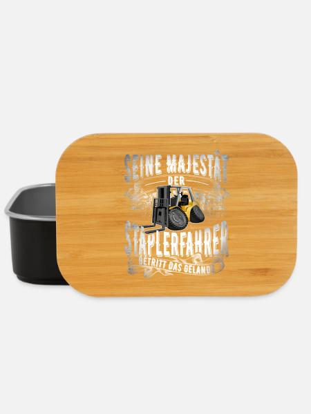 Staplerfahrer - Lunch Box - Schwarz