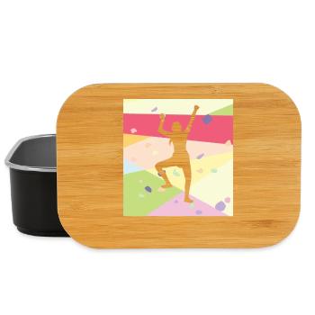 Klettern Kletterer - Lunch Box - Schwarz - Vorne
