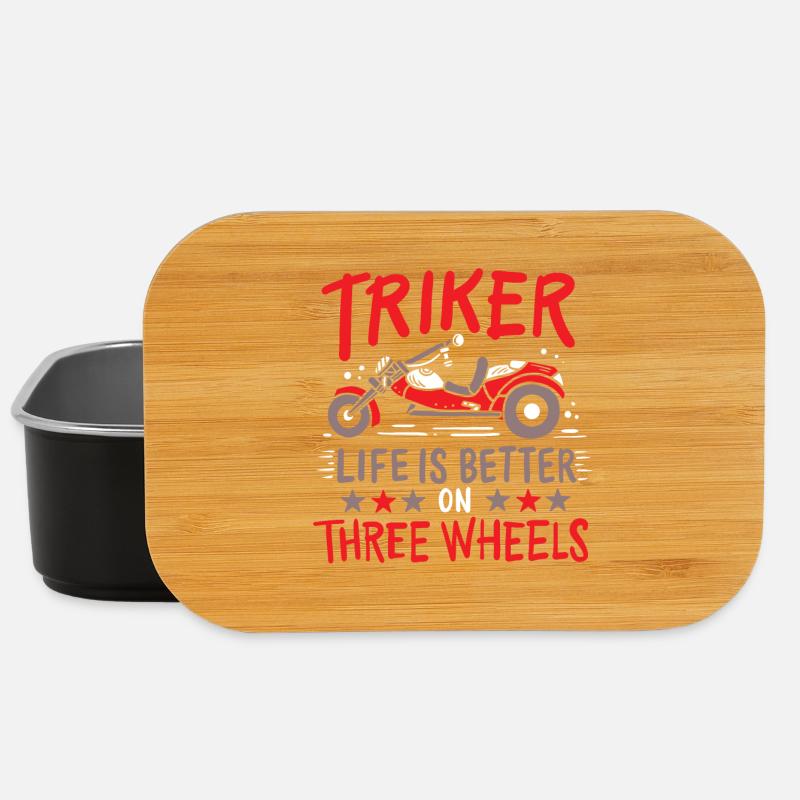 Triker Trike Tricycle - Lunch Box - black