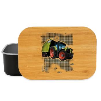 tractor - Lunch Box - black - Front