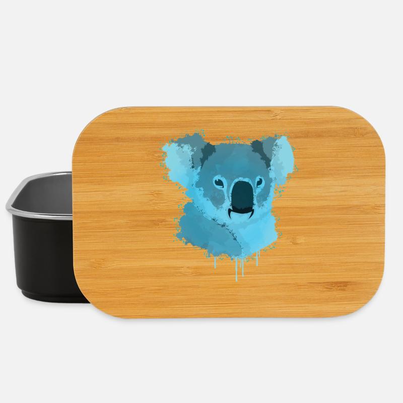 Koala Koala Kunst - Lunch Box - Schwarz