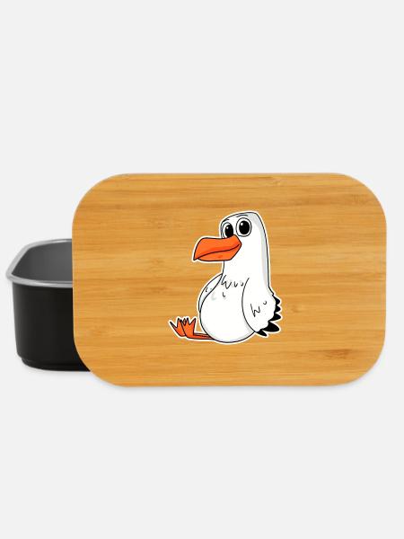 Möwe - Lunch Box - Schwarz