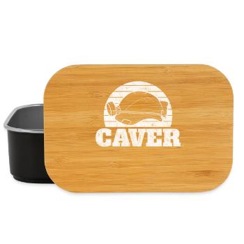 Speleologist Caving - Lunch Box - black - Front
