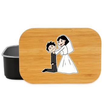 Married funny - Lunch Box - black - Front