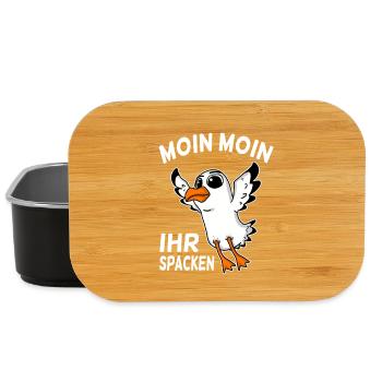 Moin moin - Lunch Box - Schwarz - Vorne