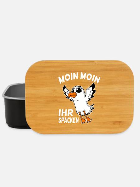 Moin moin - Lunch Box - Schwarz