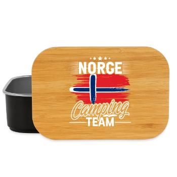 Norwegen Camping Team - Lunch Box - Schwarz - Vorne