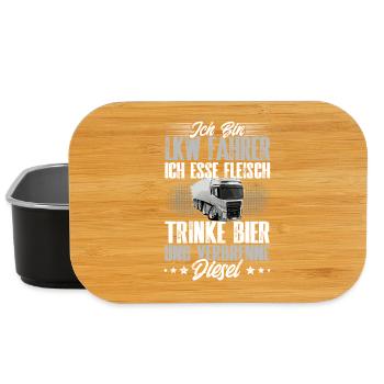 Lkw-Fahrer - Lunch Box - Schwarz - Vorne