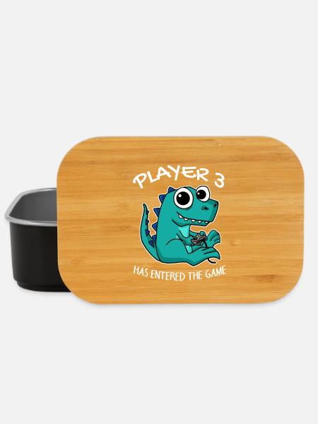 Drittes Baby Spieler 3 hat das Spiel Betreten Baby - Lunch Box - Schwarz