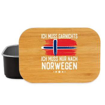 Norwegen - Lunch Box - Schwarz - Vorne