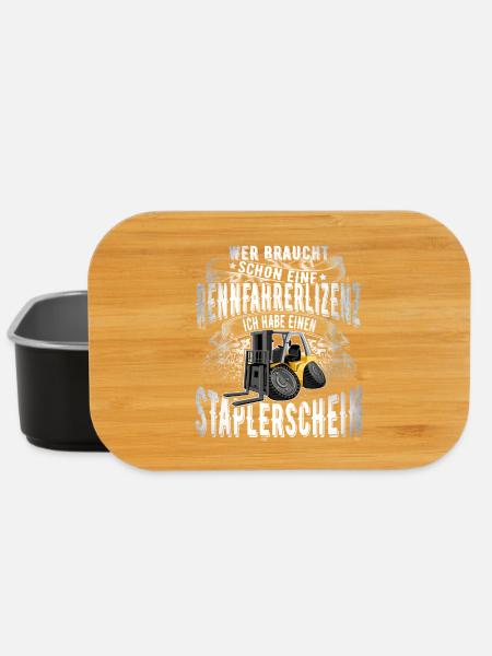 Staplerfahrer - Lunch Box - Schwarz