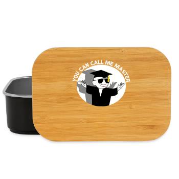 Smiling Student You Can Call Me Master Cool - Lunch Box - black - Front