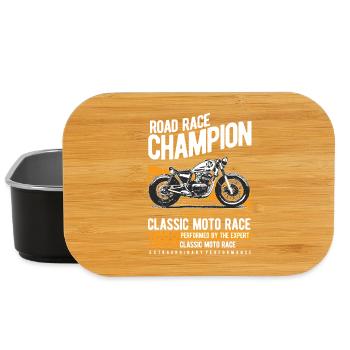 Champion de course sur route 1988 Moto Tee - Boîte à goûter - noir - Devant