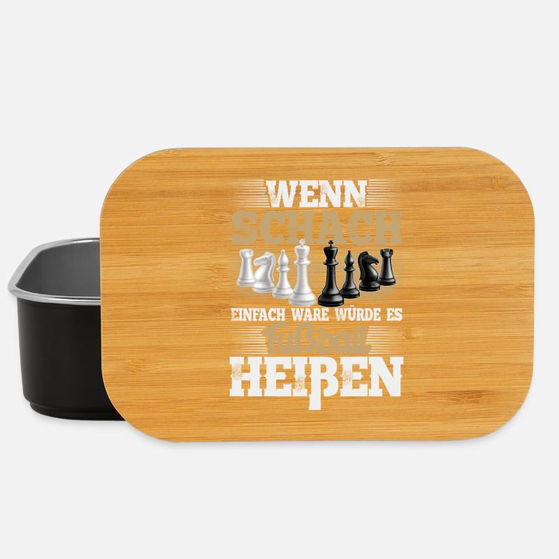 Schach - Lunch Box - Schwarz