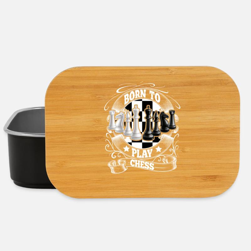 Schach - Lunch Box - Schwarz