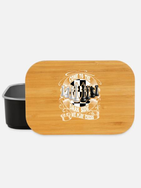Schach - Lunch Box - Schwarz