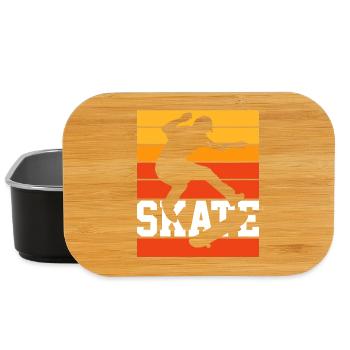 Skaten Skater Vintage - Lunch Box - Schwarz - Vorne