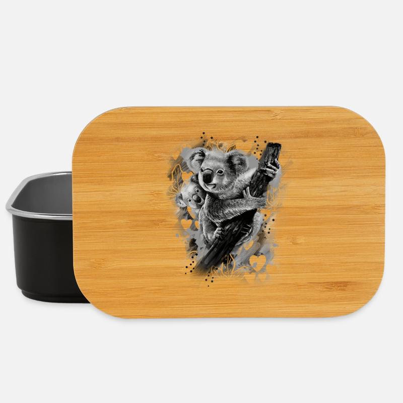 Koala - Lunch Box - Schwarz