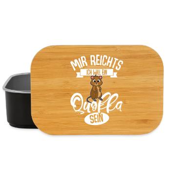 Quokka - Lunch Box - Schwarz - Vorne