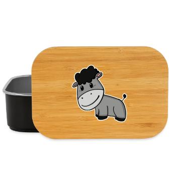 Donkeys - Lunch Box - black - Front