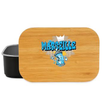 Marseille Graffiti - Lunch Box - Schwarz - Vorne
