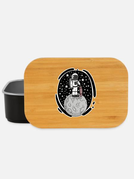 Skateboard skateboard de skateboard de skateboard astronaute - Boîte à goûter - noir