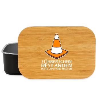 Führerschein Bestanden - Lunch Box - Schwarz - Vorne