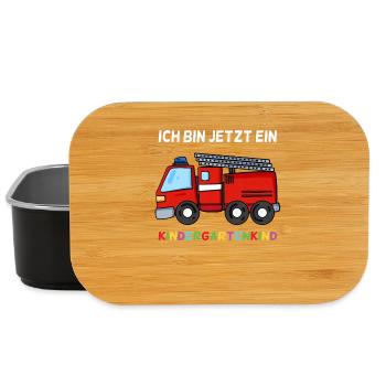 Geschenk für Kindergarten Kleinkinder - Lunch Box - Schwarz - Vorne