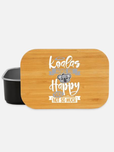 Koala - Boîte à goûter - noir