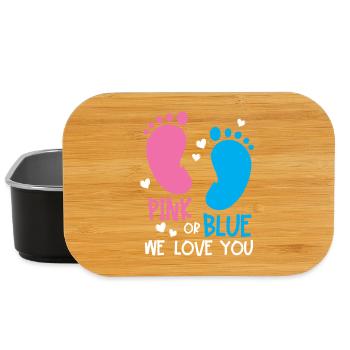 Gender Reveal Party - Lunch Box - Schwarz - Vorne
