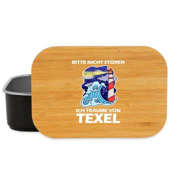 Texel Leuchtturm Nordsee - Lunch Box - Schwarz - Vorne