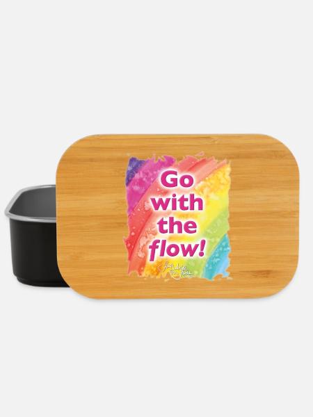 Rainbow flow - Sonja Ariel von Staden - Lunch Box - black