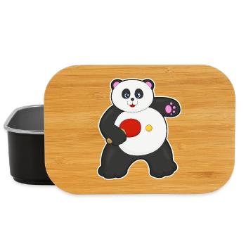 Panda Tischtennis Tischtennisschläger - Lunch Box - Schwarz - Vorne