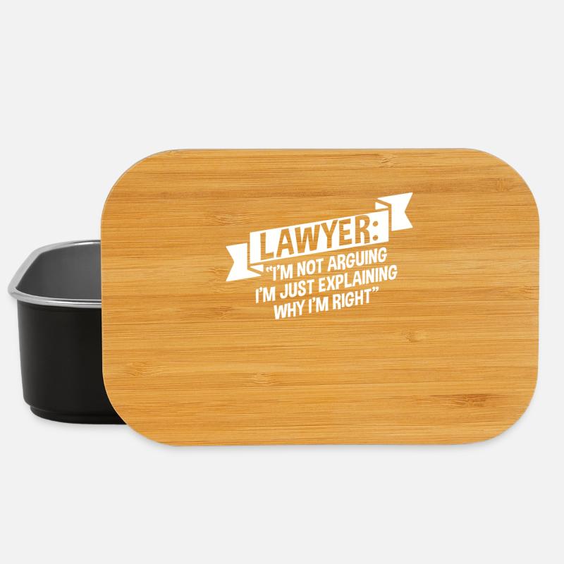 Anwalt Jurist - Lunch Box - Schwarz